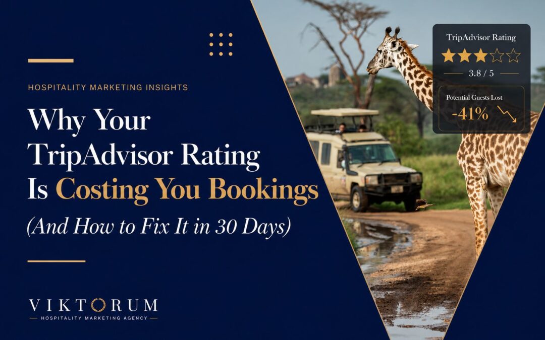 Why Your TripAdvisor Rating Is Costing You Bookings (And How to Fix It in 30 Days)